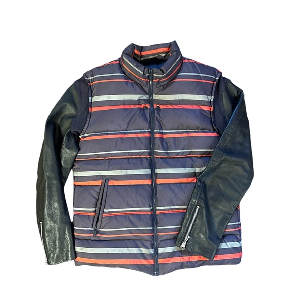 Undercover AW 2014 Cold Blooded Puffer Jacket Leather Sleeves - Picture 4 of 9